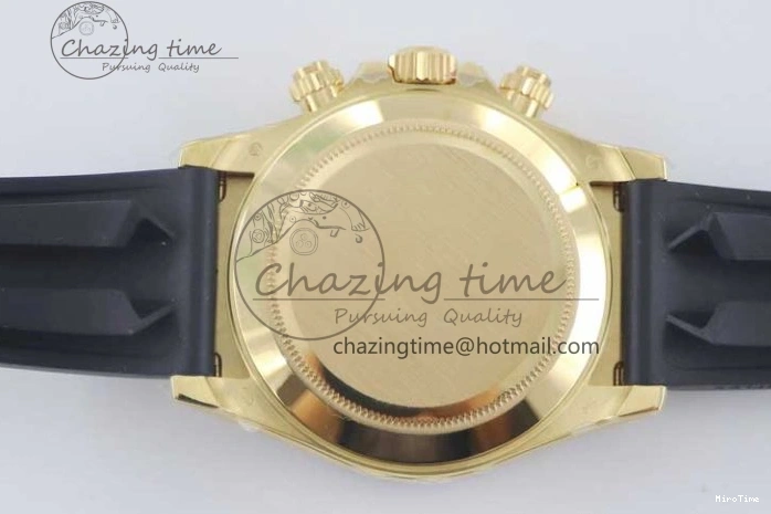 MiroTime 0517 Daytona 116518 TWF 1:1 Best Edition 904L Steel Black Gold Dial on Oysterflex Strap A Comfortable 2422